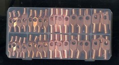 100 Pc Big Bare Battery Ring Terminal Connector KIT #1- #8 Wire 5/16″ Stud MOLEX