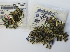(NEW – Lot of 105) SAMTEC DW-06-10-G-D-563 Bronze Spacing / Stacking Board