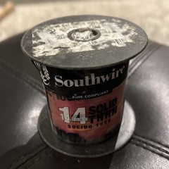 Southwire 14 awg Red Solid Copper Insulated Wire THHN THWN AWM 100 Feet 600 volt