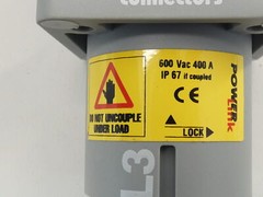 LK Connectors L3 Gray Power Link Connector 600VAC 400A