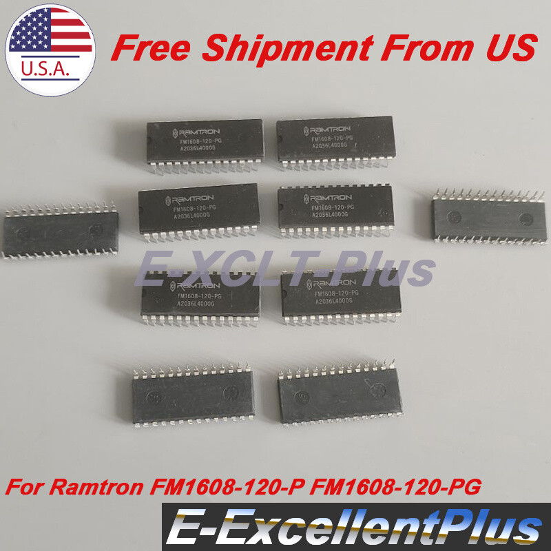 10PCS Integrated Circuit IC For Ramtron FM1608-120-PG FM1608-120-P 64Kbit FRAM