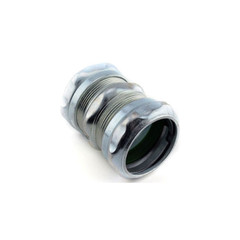 Bridgeport 264-SRT, 1-1/2″, Steel, Rain Tight, EMT Compression Coupling, 1pc