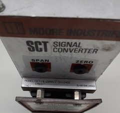 Moore Industries SCT/4-20MA/1-5V24DC Signal Converter 4-20mA DC to 1-5VDC