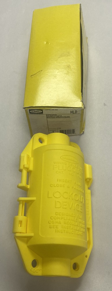 HUBBELL,HLD,ELECTRICAL PLUG LOCKOUT DEVICE NEW