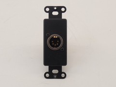 Pathway 5201BL Male 5 Pin XLR Modular Insert w/ Terminals XLR5M Black IDC – N…