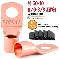 1/0 Gauge Wire(20ft Each – Red/Black) Copper Clad 20FT+20FT+250A Fuse