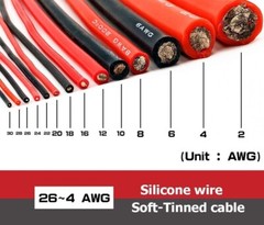 Silicone Cable Wire Car Battery Electrical 10-6Awg Automotive Copper Stranded
