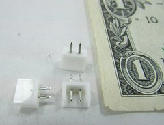 Lot 20 JST 2-Position Male Pin Shrouded Headers Terminals B2B-EH-A(LF)(SN) Press