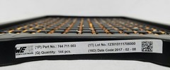 Lot of 144 WE-SDT Rod Core Chokes THT WE752 IR [A]- 2.5 L [µH]- 10.0 ±20%