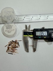 Mil spec GOLD Plated NOS Deutsch M39029/58-360 x39pcs