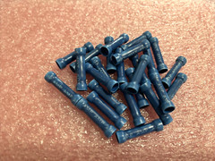 35244 TERMINAL BUTT SPLICE INLINE CONNECTOR CRIMP 14-16 AWG BLUE(LOT OF 25)
