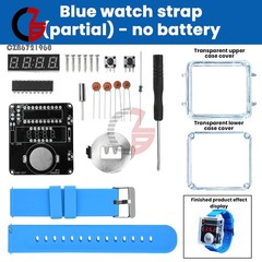 DIY Electronic Kit LED Digital Watch Kit DIY Clock Soldering Project Practice