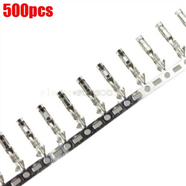 500Pcs Dupont Jumper Wire Cable Housing Female Pin Connector Terminal 2.54MM qb