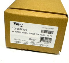 ICC 66 Wiring Block Single Female Telco 25 IC066SFT25