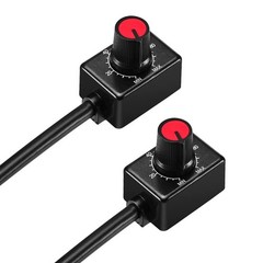 2pc DC 0/1-10V LED Dimmer Mini Controller Rotary Switch PWM Dimming for Driver