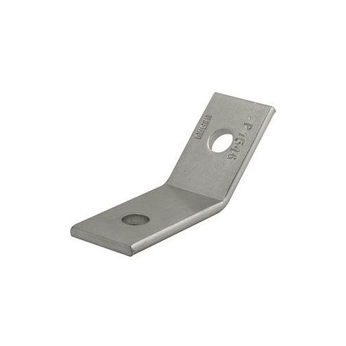 Fastenal 48726, 2-1/8″ x 1-5/8″ x 3-1/2″, 2-Hole, Open, 45D, Angle Fitting, 1pc