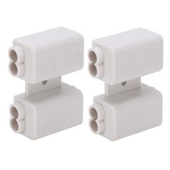 2Pcs High-Power Wiring Splitter Non-Breaking Design Main Function Terminal Block