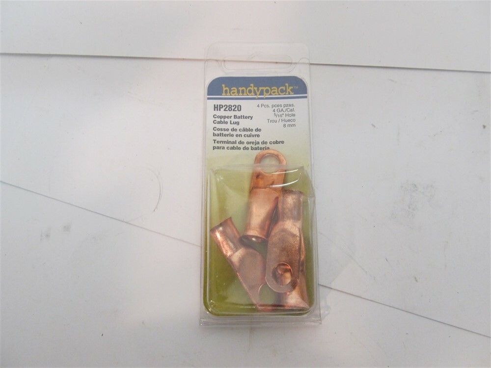 Standard Motor Products HP2820, Copper Batt. Cable Lug, 4ga, 5/16Hole