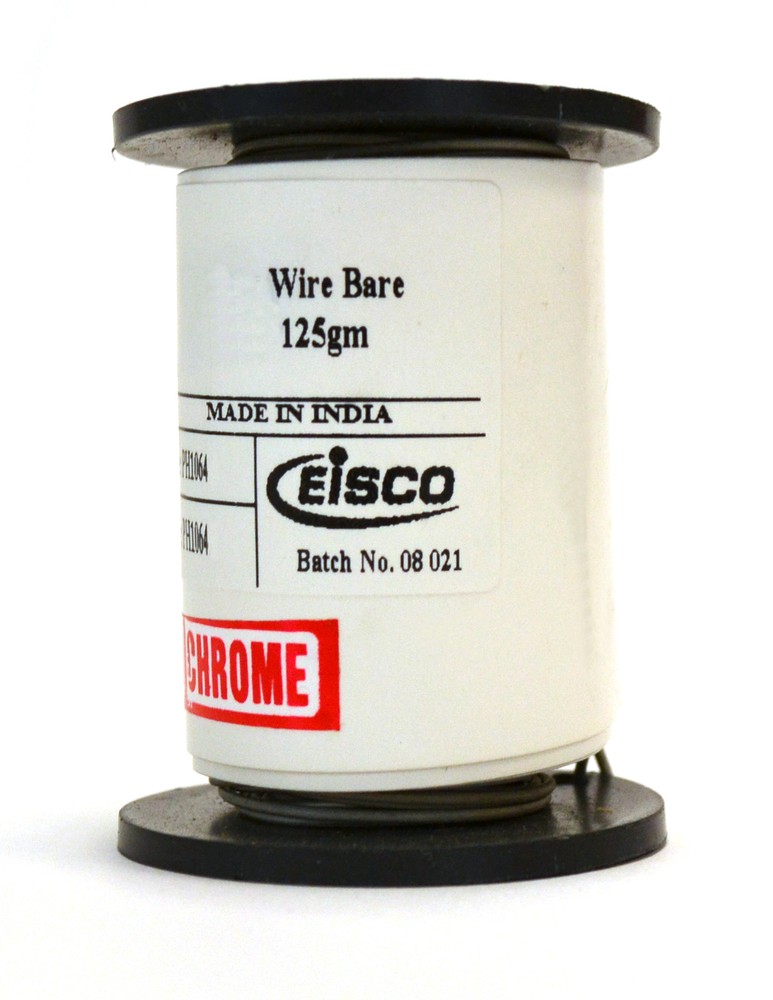 Chromium Resistance Wire, 90ft Reel, 20 Gauge SWG – 19 AWG – 0.036″ Dia.