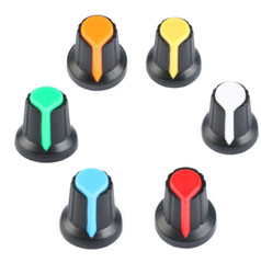 10pcs WH148 potentiometer knob cap(copper core) 15X17mm 6mm Shaft Hole AG2