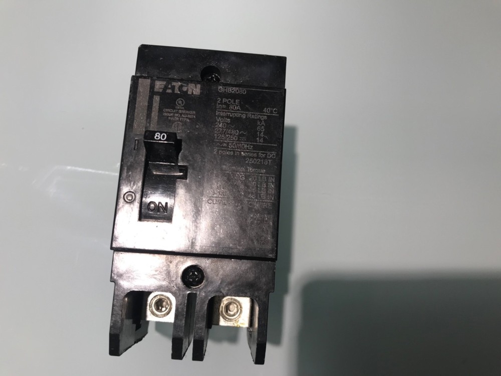 Eaton – GHB2080BP12 – Eaton Series C Complete Molded Case Circuit Breaker