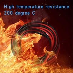 16 Gauge Silicone Wire 10 ft red and 10 ft Black Flexible 16 AWG Stranded Tin…
