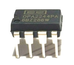 2PCS Burr Brown OPA2244PA OPA2244 2-channel MicroPower single-supply Op Amp