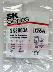 SK3003A Motorola 5961-00-226-8577 2N502B NTE126 SK3003A ECG126