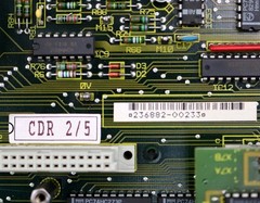 INDRAMAT motherboard CDR2 with board 109-0698-2A01-04 opposite side 09-0698-2B01-04