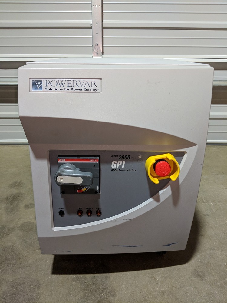 Powervar GPI 2000 3PH 15kVA 400/230V Power Conditioner ABC15.0-20D40Y 74015-54R