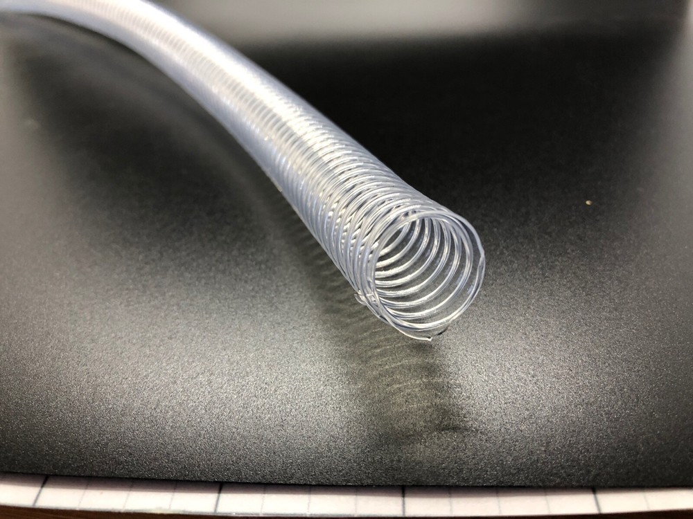 Aviation Highly Flexible Clear Teflon Convoluted Tubing .625″, P/N M81914/3-1007