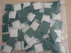 100PC CABLE ZIP TIE WRAP ADHESIVE MOUNTING BASE HS100 SMALL WHITE 1/2″ X 1/2″