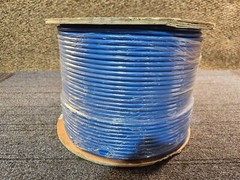1000FT WAVENET 23AWG 4PR 600MHZ STP/FTP – BLUE – WOODEN REEL WAV-CAT6-SHIELD-BL