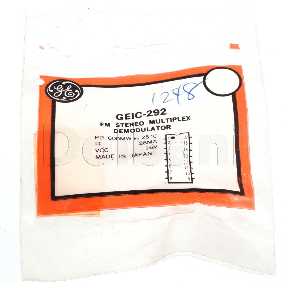 GEIC-292 Original GE Semiconductor ECG1248N NTE1248, LA3361, 8-759-833-61