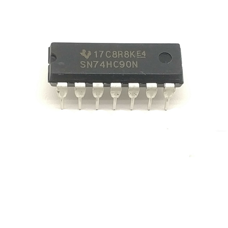 10pc New SN74HC90N 74HC90 Inline DIP-14 2 Input Terminal 4 XOR Gate Chip