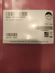 A/GP 6′ Harness, #135614 New In Package, Automation Components Workaci