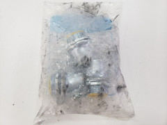 Bag of 3 – Halex EMT 28272 3/4″ Metallic Connector with Insulated Throat Conduit