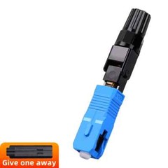 100Pcs Splicer Fiber Optic Connector For SC-APC SC-UPC FTTH Embedded Leather