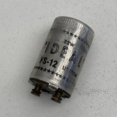 (25-Pack) Vintage Ideal FS-12 Fluorescent Light Bulb Starter 32W Made in USA