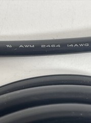 WIRE AWM Style 2464, 300v, 80 C 14 AWG, 2 conductor, 32 Feet black