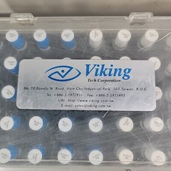 VINTAGE VIKING SAMPLE PACK OF TINY ELECTRONIC COMPONENTS 3 TRAYS OVER 120 TUBES