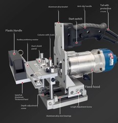 Two-in-One Connector Notching Machine Trimming Machine Notching Bracket