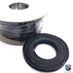 PET Braided Cable Sleeving, Auto Wire Harnessing Sheathing Black Ø1mm to 100mm