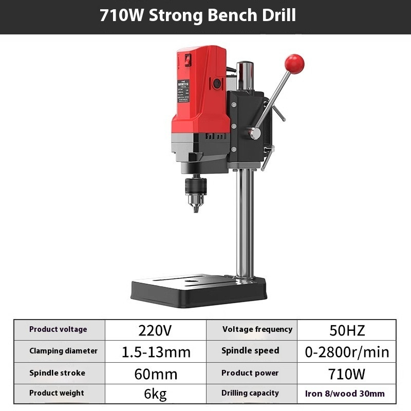 Hand Drill Stand Into A Multifunctional Table Drill Machine Small Drilling Table