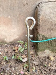 Portable Ground Rod Grounding Pin with Ground Wire Lug Great for Electric