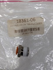 SMC FITTING,UNION 3/8IN STRAIGHT 1/4T X 1/4 MNPT PISCO 1077-10 QUICK .. LOT OF 7