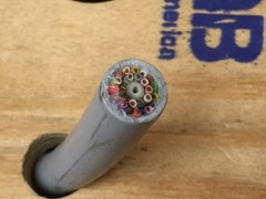 SAB U892225 22 AWG 25 COND Grey Cable, Priced by Foot