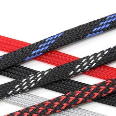3-25mm Wide TIGHT Braided PET Expandable Sleeving Wrap Wire Cable Sheath Tubing