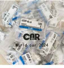 1Bag/10pcs SMC AS1301F-M3-04 Air Flow Control Valve Nickel Plated Brass