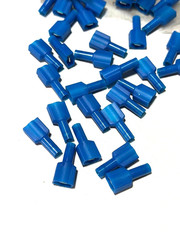 60Pcs Male Push-On Terminals 16-14 GA